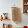 Handwoven Jute Grocery Bag Holder