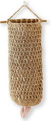 Handwoven Jute Grocery Bag Holder